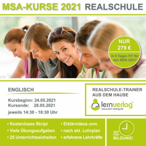 Prüfungsvorbereitung Realschule Englisch lern.de