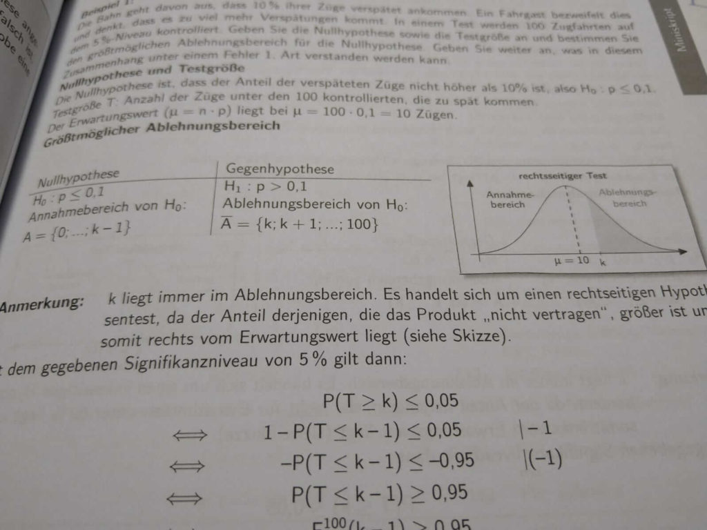 Hypothesentest FOS 12 lern.de