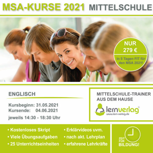 Prüfungsvorbereitung Mittelschule Englisch lern.de