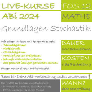 FOS 12 Mathe LIVE-EVENT Grundlagen Stochastik