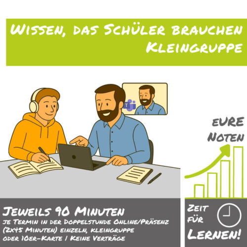 Lernförderung in der Kleingruppe