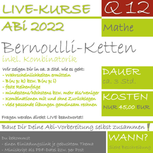 Abi-Vorbereitung Q12 Bernoulli-Ketten