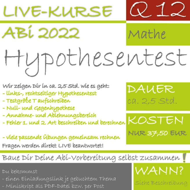Abitur-Vorbereitung-Q12-Hypothesentest