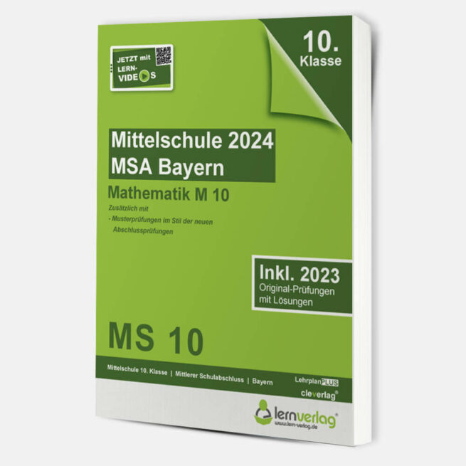 Original-Prüfungen Mittelschule Bayern 2024 M10 Mathematik