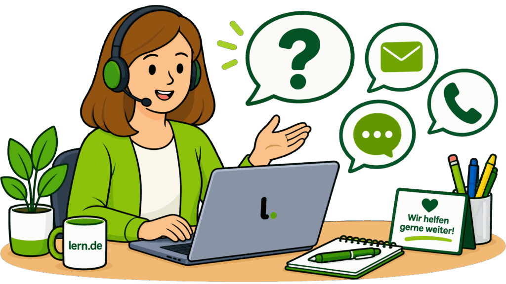 lern.de FAQ Kontakt