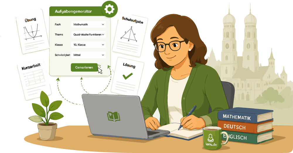 lern.de Aufgabengenerator – Kurzarbeit und Arbeitsblatt erstellen